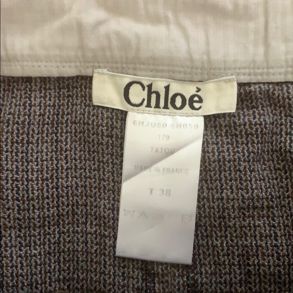 Chloe linen tweed mini skirt - Picture 3 of 5